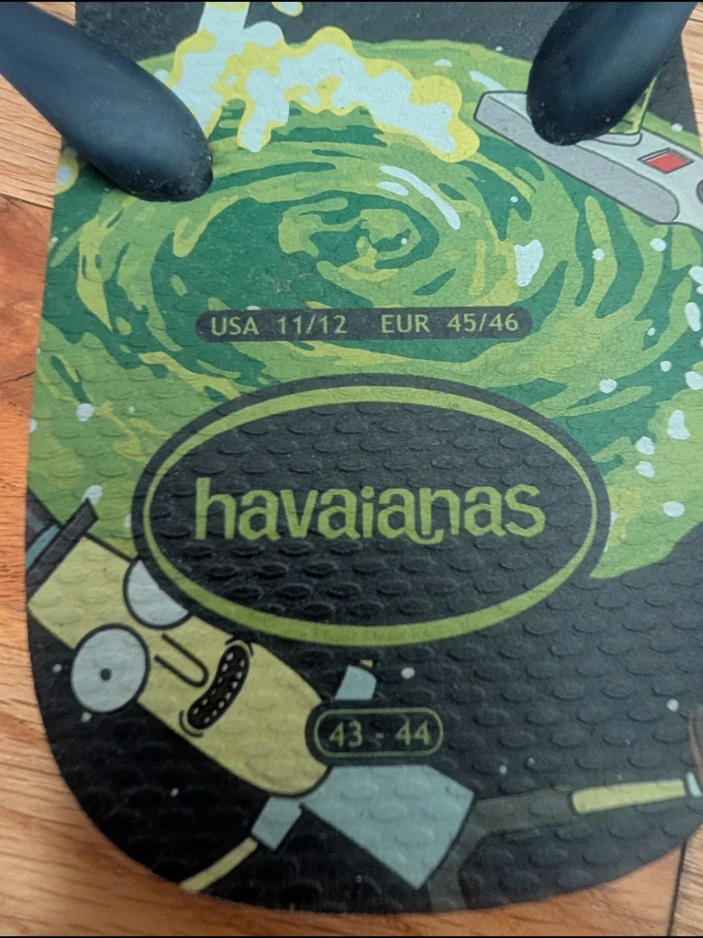 Havaianas x Rick and Morty Graphic Flip Flops Black Men’s 11/12